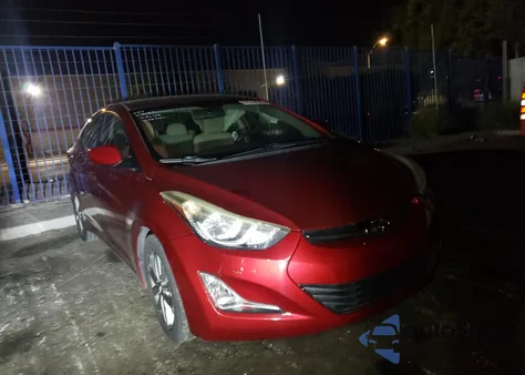 2014 Hyundai Elantra Se from USA, damaged, VIN 546004